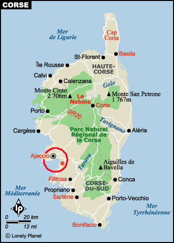 Corse et Golfe d'Ajaccio
